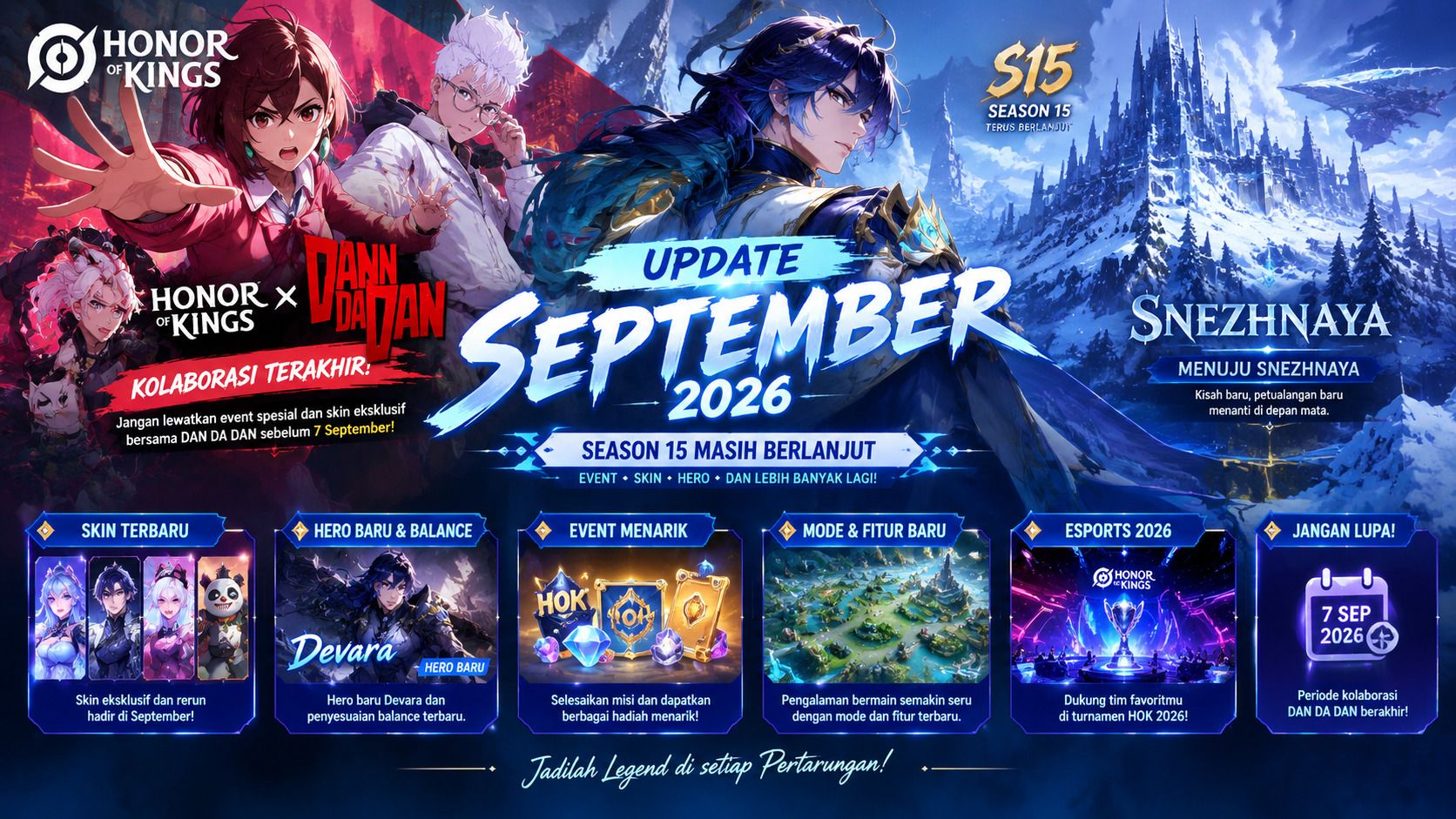 Honor of Kings : Update Terbaru, Event, Skin, Hero, dan Konten yang Wajib Kamu Tahu